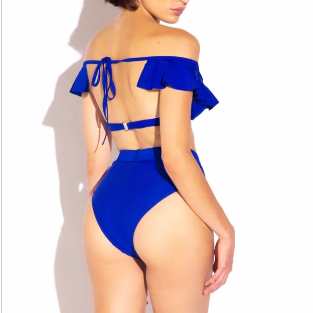 Two piece off the shoulder swimsuit (brand new) - Picture 2 of 4